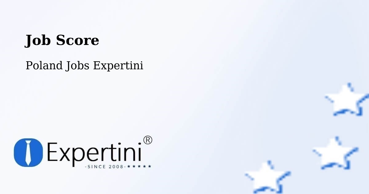 Job Score & Job Description Score Tool – Góra - Poland Jobs Expertini